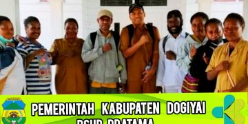 Tenaga dari Dinkes Dogiyai Ke RSUD untuk kasih latih aplikasi SIRS dan Aplikasi Aspak pada pemegang aplikasi kesehatan