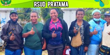 Direktur RSUD Dogiyai Rini Tigi Terima Kunjungan Kerja Dari perwakilan Dinas Lingkungan Hidup Papua Tengah