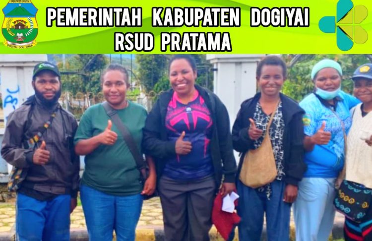 Direktur RSUD Dogiyai Rini Tigi Terima Kunjungan Kerja Dari perwakilan Dinas Lingkungan Hidup Papua Tengah