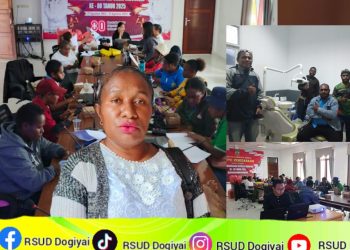 Direktur RSUD Dogiyai,Progres penyusunan dokumen akreditasi sudah mencapai 70–80 persen