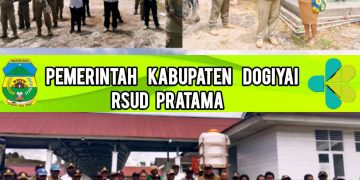 Satpol-PP Dogiyai Lepas 30 Anggota untuk Jaga Keamanan RSUD Pratama Dogiyai